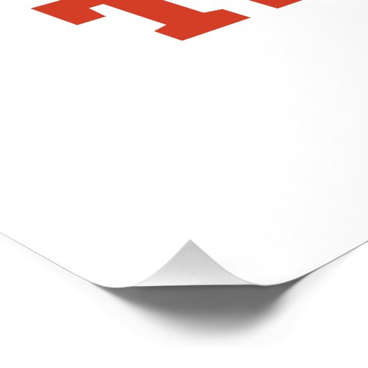 PE Leraar Fysieke Onderwijs Aanwezigheidsgraad Perfect Poster (Hoek)