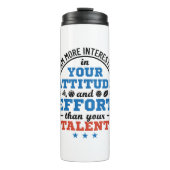 PE Leraar Fysieke Onderwijs Aanwezigheidsgraad Thermosbeker (Voorkant)