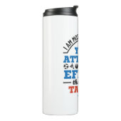 PE Leraar Fysieke Onderwijs Aanwezigheidsgraad Thermosbeker (Gedraaid links)