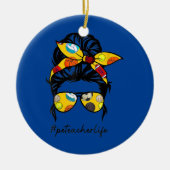 Pe-leraar lichamelijke opvoeding keramisch ornament (Voorkant)