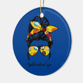 Pe-leraar lichamelijke opvoeding keramisch ornament (Links)