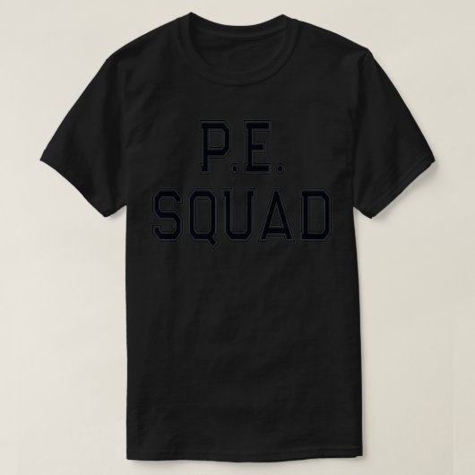 PE-leraar P T-shirt (Design voorkant)