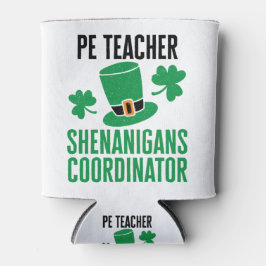 PE-leraar Shenanigans Coordinator St Patricks Day Blikjeskoeler