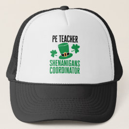PE-leraar Shenanigans Coordinator St Patricks Day Trucker Pet