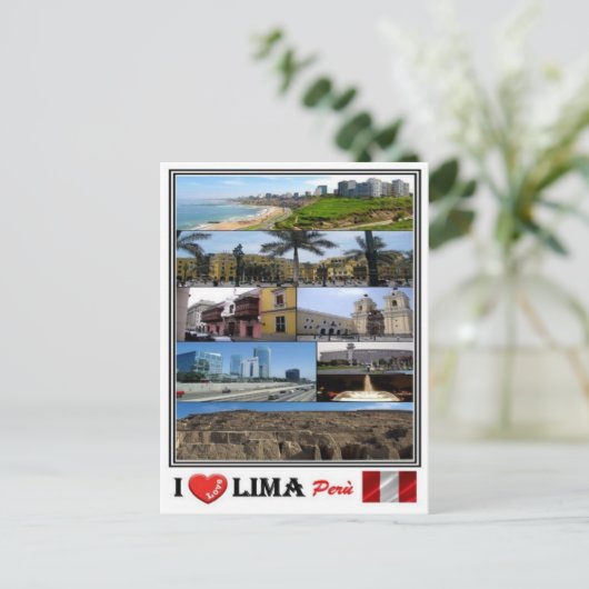 PE - Perù - Lima - Briefkaart (Staand voorkant)