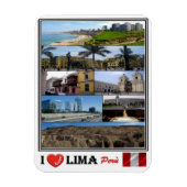 PE Perù - Lima - I Love Mosaic - Magneet (Verticaal)