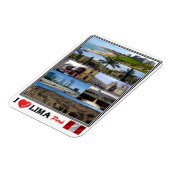 PE Perù - Lima - I Love Mosaic - Magneet (Linkerzijde)