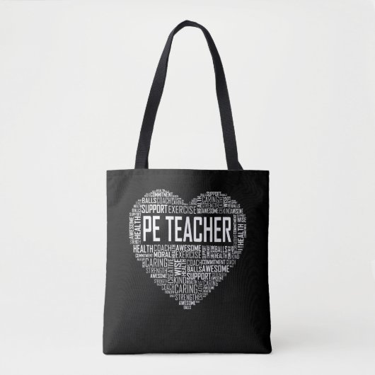 PE Physical Education Teacher Appreciation Coach Tote Bag (Voorkant)