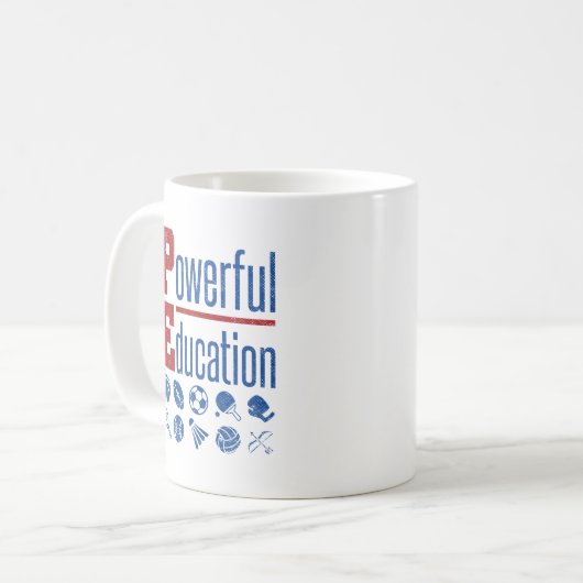 PE PowerEducation PE-leraar Koffiemok (Voorkant links)