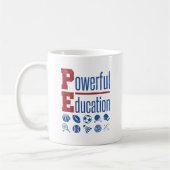 PE PowerEducation PE-leraar Koffiemok (Links)