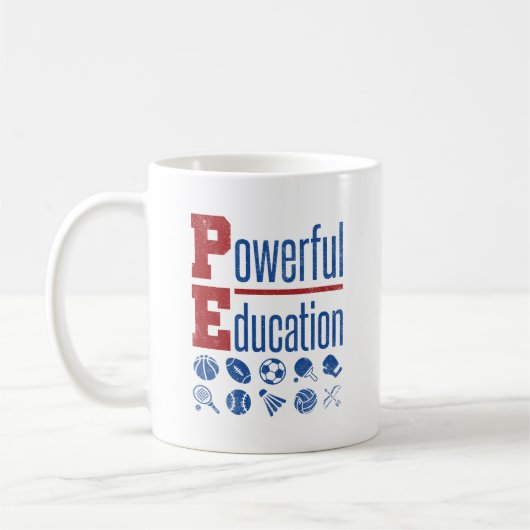 PE PowerEducation PE-leraar Koffiemok (Links)