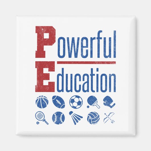 PE PowerEducation PE-leraar Magneet (Voorkant)