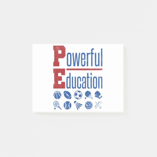 PE PowerEducation PE-leraar Post-it® Notes (Voorkant)