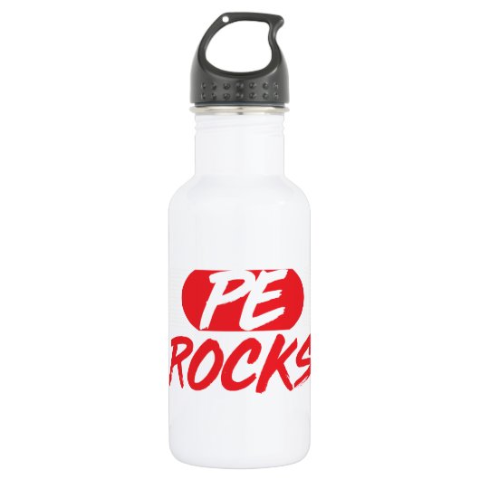 PE Rocks Waterfles (Voorkant)