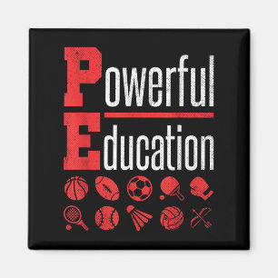 PE Teacher Gym Lichamelijke Opvoeding School Motiv Magneet