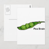 Pea Brain Briefkaart (Voorkant / Achterkant)