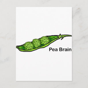 Pea Brain Briefkaart