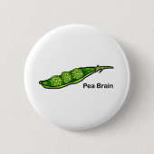 Pea Brain Ronde Button 5,7 Cm (Voorkant)
