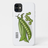 Pea cartoon illustratie Case-Mate iPhone case (Achterkant)