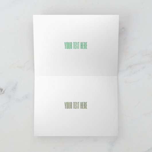 Pea cartoon illustratie kaart (Binnen)