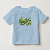 Pea cartoon illustratie kinder shirts (Voorkant)
