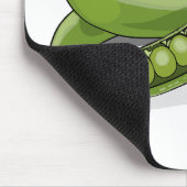 Pea cartoon illustratie muismat (Hoek)