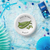 Pea cartoon illustratie papieren kommen (Feest)