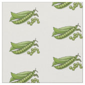 Pea cartoon illustratie stof (Close Up)