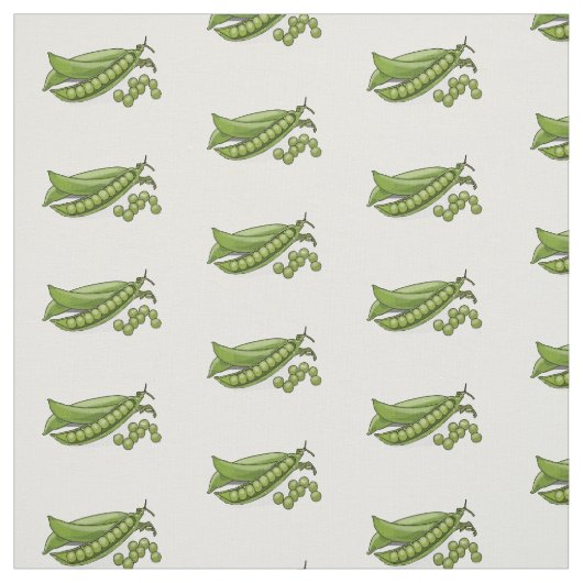 Pea cartoon illustratie stof (Swatch)