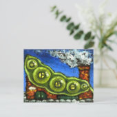 Pea Fairy House briefkaart (Staand voorkant)