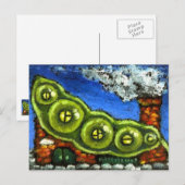 Pea Fairy House briefkaart (Voorkant / Achterkant)