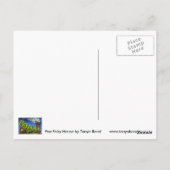 Pea Fairy House briefkaart (Achterkant)