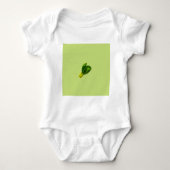 Pea Green Bok Choy Romper (Voorkant)