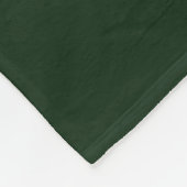 Pea Green Plakken Monogram Medium Fleece Deken (Hoek)