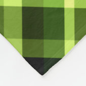 Pea Green Pset Pattern Medium Fleece Blanket Deken (Hoek)