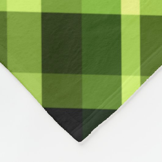 Pea Green Pset Pattern Medium Fleece Blanket Deken (Hoek)