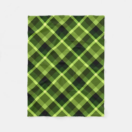 Pea Green Pset Pattern Small Fleece Blanket (Voorkant)