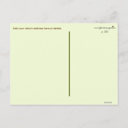 Pea in een Pod Boy Baby shower Bedankt Briefkaart (Achterkant)