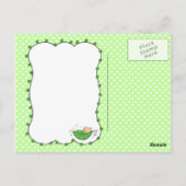 Pea in mijn pod Dank je Briefkaart (Achterkant)