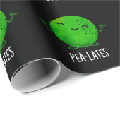 Pea-lates Funny Pilates Pea Pun Dark BG Cadeaupapier (Rol Hoek)