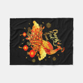 Pea Mahjong Cheers Bird Bam Chinese Mah Jong Game  Fleece Deken (Voorkant (Horizontaal))