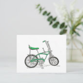 Pea Picker Green Sting Ray Bike-fiets Briefkaart (Staand voorkant)