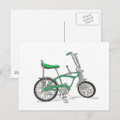 Pea Picker Green Sting Ray Bike-fiets Briefkaart (Voorkant / Achterkant)