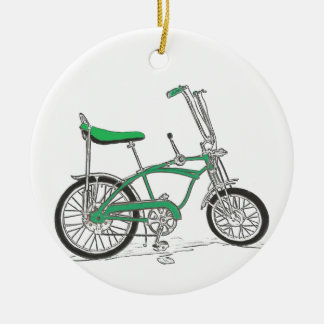 Pea Picker Green Sting Ray Bike-fiets Keramisch Ornament