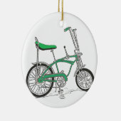  Pea Picker Green Sting Ray Bike-fiets Keramisch Ornament (Rechts)