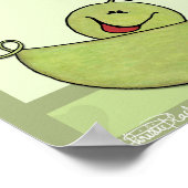 Pea Pod Baby Geboorte Informatie Poster (Hoek)