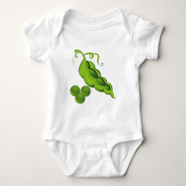 Pea Pod Cartoon Romper