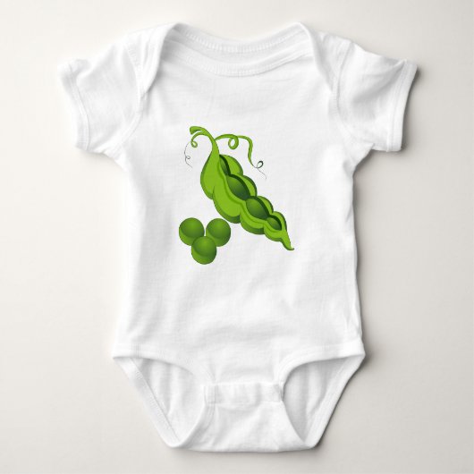 Pea Pod Cartoon Romper (Voorkant)