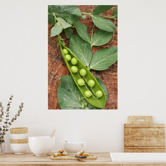 Pea Pod Poster (Keuken)