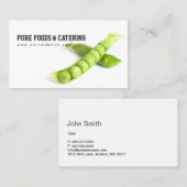 Pea Pod Pure Foods & Catering Vegan Visitekaartje (Voorkant / Achterkant)